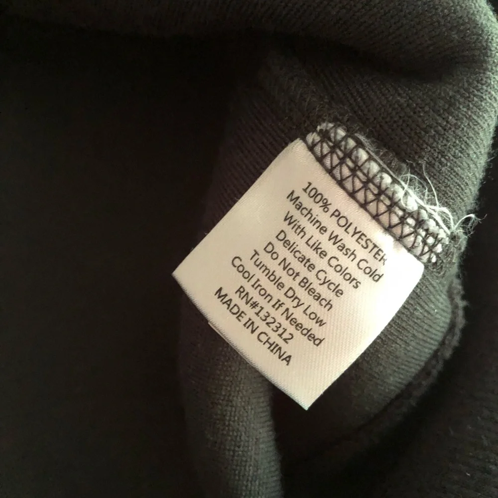 New: Howler Brothers Eleos Fleece Crewneck. Antique Black. Size Medium